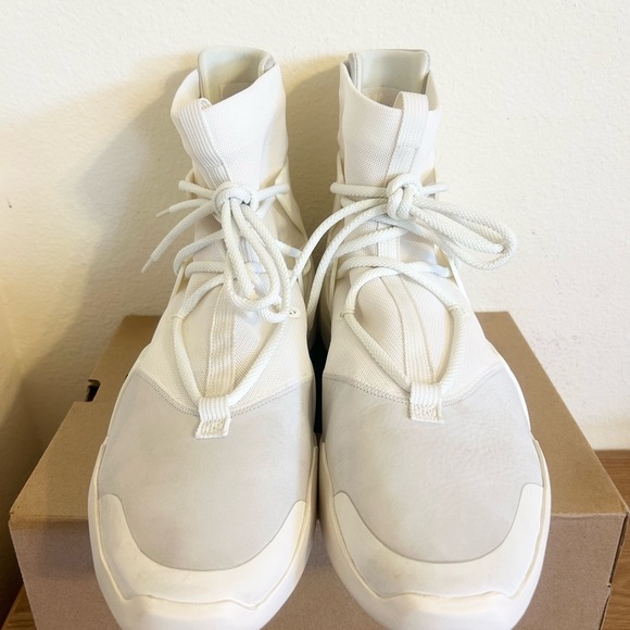 SOLD ❌ Nike Air Fear of God 1 Sail size 14 AR4237-100 2019 PRE-OWNED - Picture 8 of 10